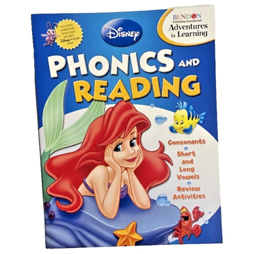 Disney PHONICS AND READING 2009 Adventures In Learning Paperback Workbook